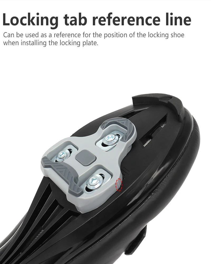 Tragen-beständig TPU Rennrad Stollen Pedal Pads Anti-slip Radfahren Locking Pedal Stollen Set Für LOOK KEO System radfahren Schuhe – Detail 4