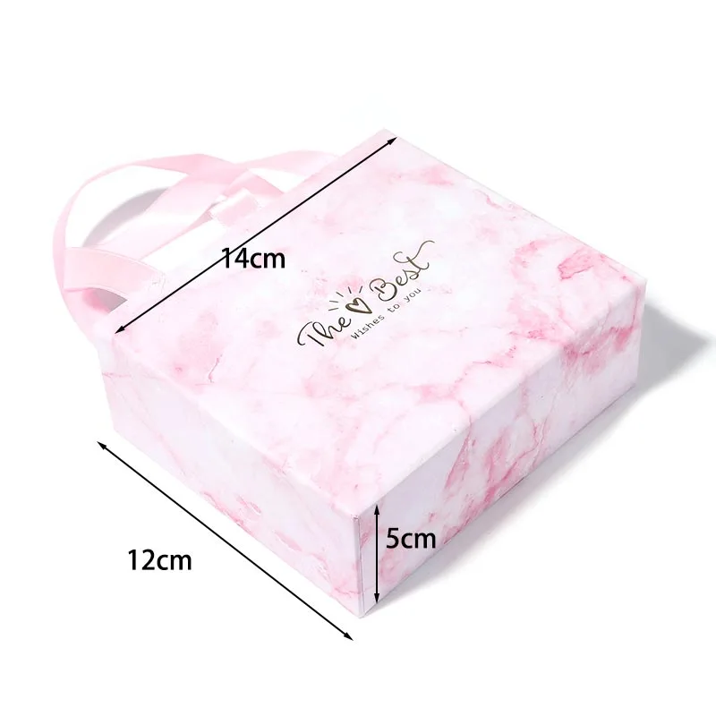 cheap jewellery display boxes Four-Grid Portable Gift Ornament Box pink plaid jewelry box 14*12*5cm ribbon portable boxes for valentine's Day birthday gift cheap jewellery display boxes