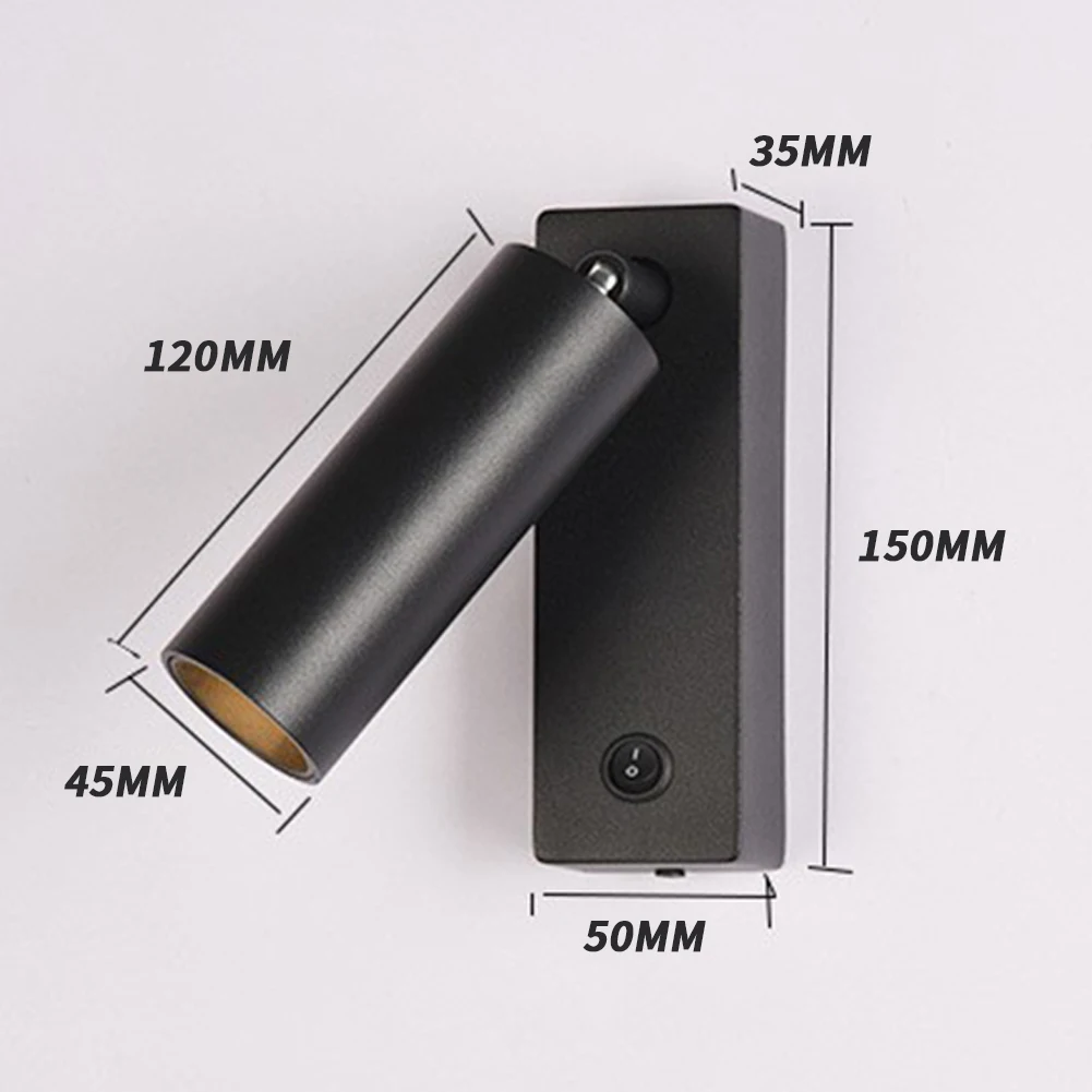3W Led Wall Light Backlight Modern Folding Horizontal 350&deg; Vertical Rotation 90&deg; Wall Lamp Hotel Bedroom Bedside Study Reading led reading light wall light led wall lamp led light