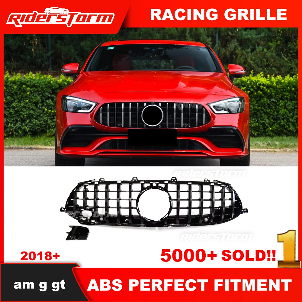 

2018 год + сетчатая Решетка переднего бампера для am g gt class GT R решетка 5-дверного 4-местного хэтчбека для модели amg gt