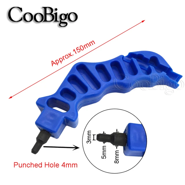 1Db 4 Mm -Es Tömlő Lyukú Lyukasztó Kerti Csepegtető Öntözőcsövek Nyitott Szerszám Mikrofúvóka Vízcsatlakozók Csőszerelvények - Image 2