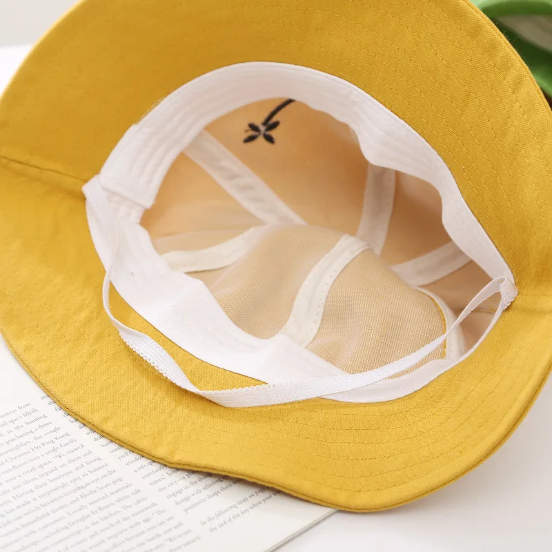 1PC Cute Frog Bucket Hat, Yellow Cartoon Animal Ear Sun Hat, Stylish Outdoor Casual Hat, Breathable Summer Travel Cap