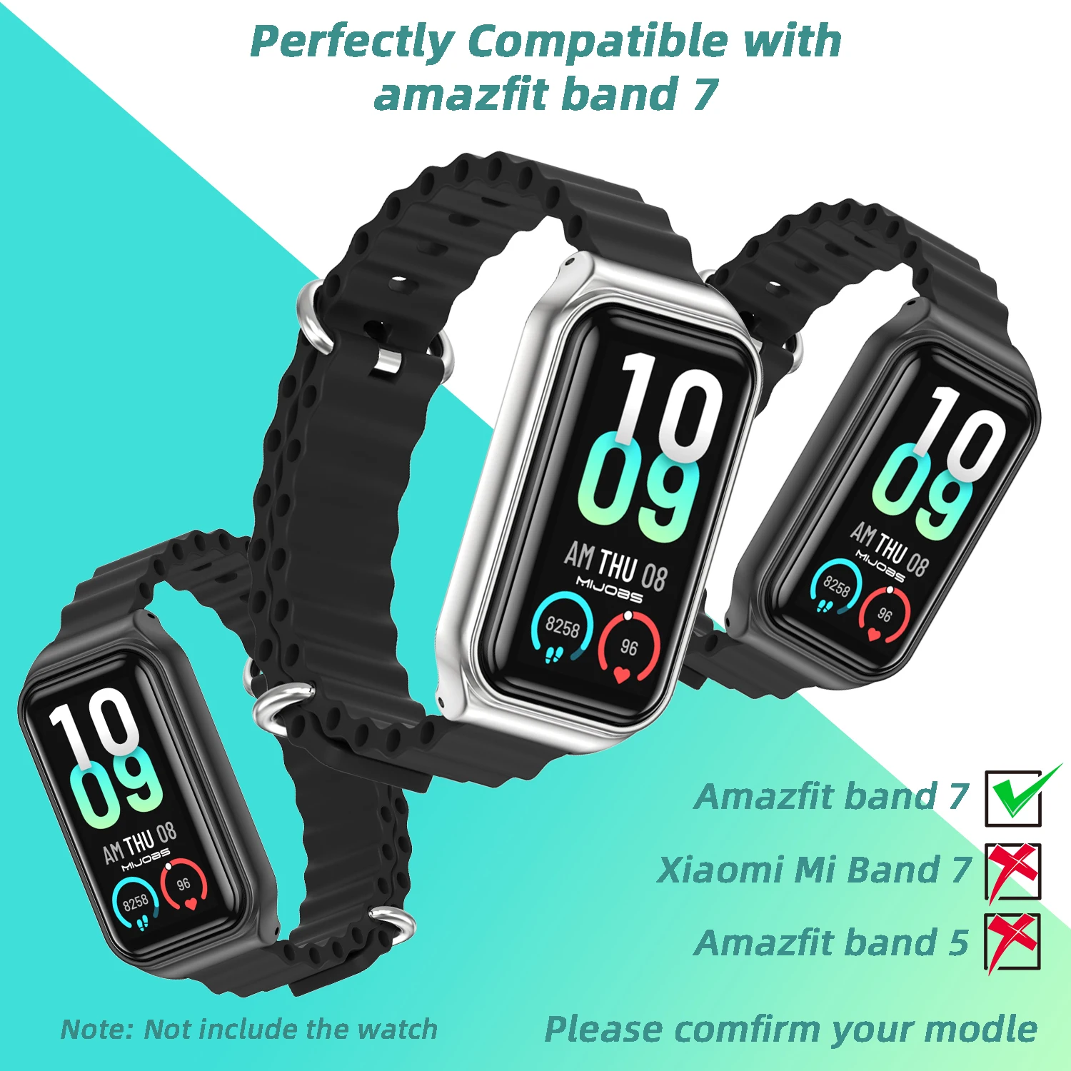 Amazfit Band 7 팔찌 소프트 워치 용 실리콘 스트랩 Amazfit 7 밴드 방수 시계 밴드 교체 팔찌