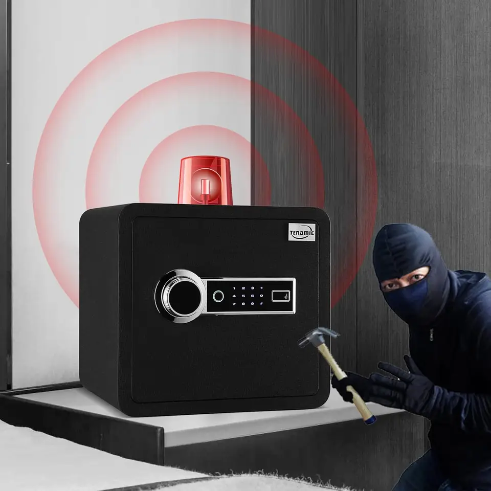 Biometric Fingerprint Safe Box with Induction Light