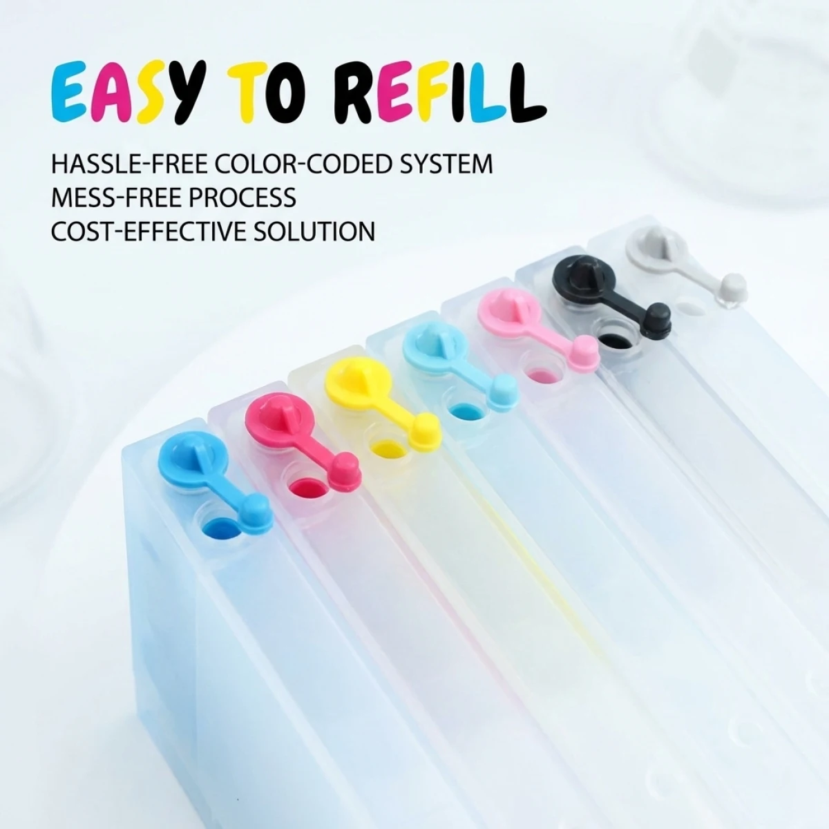 4880 4800 엡손 스타일러스 프로 4400 4450 7600 9600 4000 용 칩이 포함된 리필 가능 잉크 카트리지 300ML