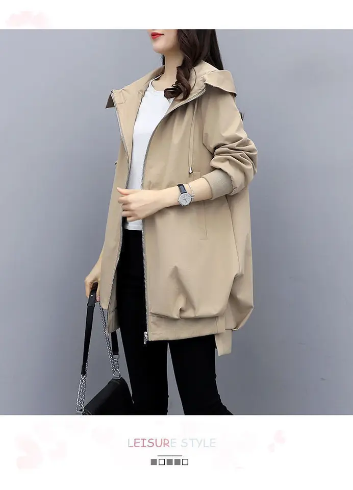 Moletom Feminino Dokotoo - Zíper Completo Capuz Bolsos Vermelho Médio