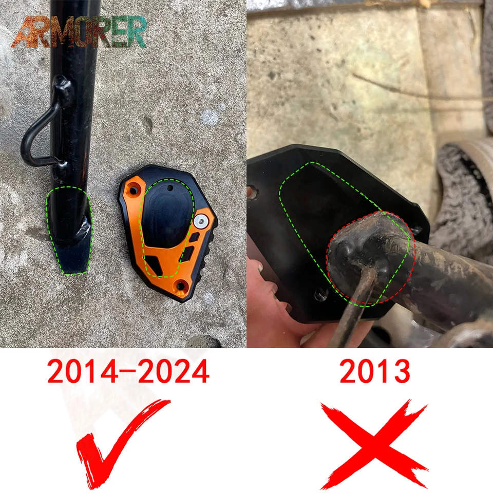 Pour 1290 Super Adventure R S T 1290 ADV Support Latéral Plaque