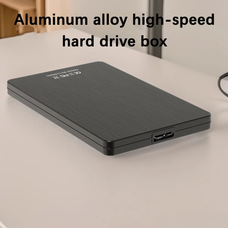 UTHAI U3S2522 새로운 USB 3.1/3.0 고속 7mm 모바일 SATA 하드 드라이브 박스(2.5인치 알루미늄 합금 쉘 하드 드라이브 박스 포함)