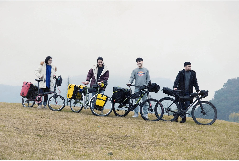 Description Picture 5 of itemRhinowalk Waterproof Bike Bag 20L/27L Travel Cycling Bag Basket Bicycle Rear Rack Tail Seat Trunk Bags bicycle bags & panniers
