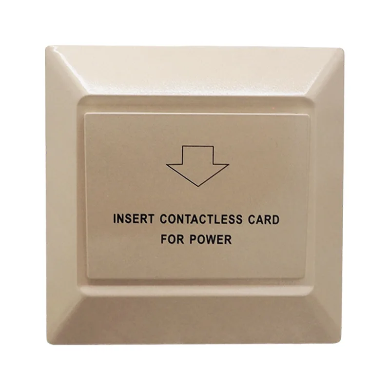 

10pcs Hotel /Rental House/Door Insert Card Switch For Energy Saving Any Card /ID Card/IC Card 80-240V 8000W 40A 15s Time Delay