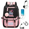 HUNTR/X Korean Style Student Backpack Campus Print Travel Outdoor School Bag Canvas Material Made in China Cross-Border Hot Sale