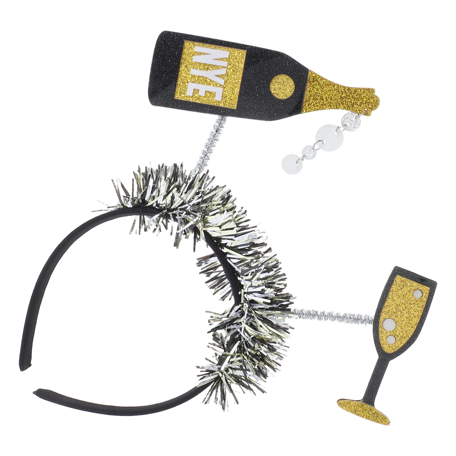 Bottle Shaped Hair Accessories Unique Headbands Holiday Decorations Festive Hair Bands New Year Costumes Accessories