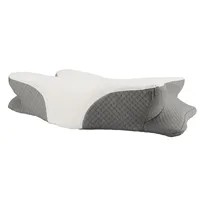 1 Pair Memory Foam Pillow  Ergonomic Ice Silk Adult Memory Cotton Neck Support Pillow Memory Foam Pillow Pair 1