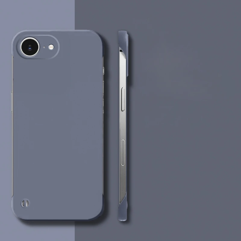 Ultra-Thin Frameless Matte Phone Case - Hard PC Protective Back Cover Shell