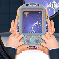 Handheld Fighter Adventure Toy Creative Fighter Aircraft Adventure Toy with Large Screen for Boys Girls Exquisite Adventure Game 1