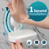 TAILI Suction Cup Soap Dish Powerful Vacuum Suction Soap Holder, Strong Sponge Holder for Shower, Bathroom, Tub and Kitchen Sink 4