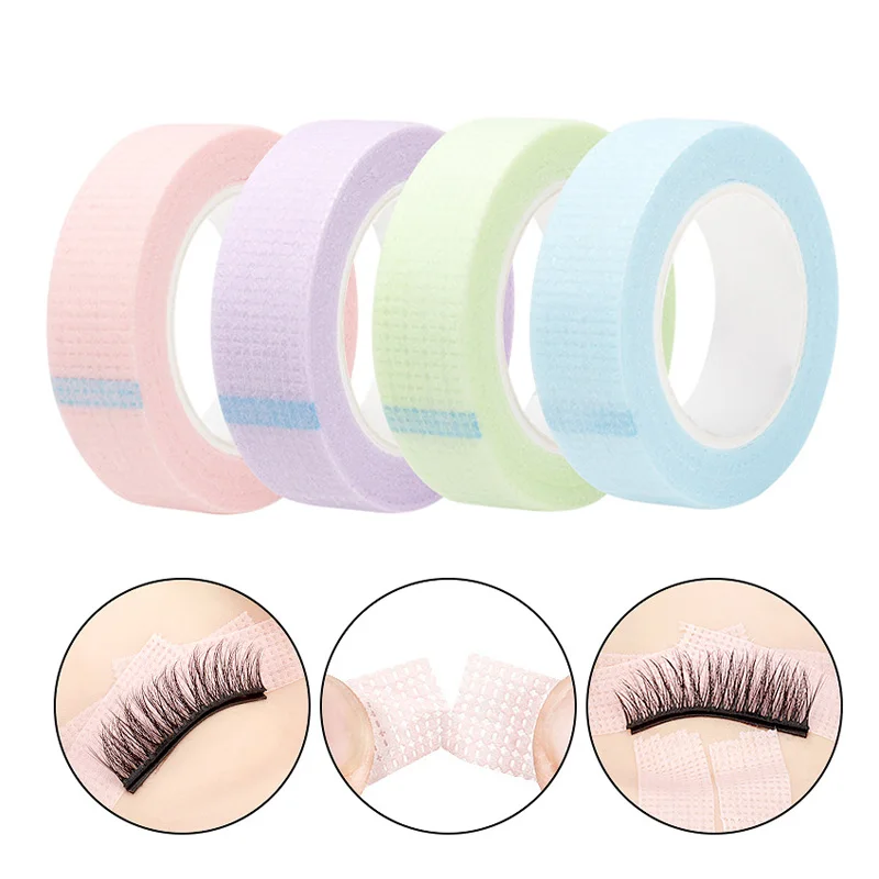 4 Pcs Eyelash Extension Lint Free Eye Pads Makeup Tape for Grafting False Lash