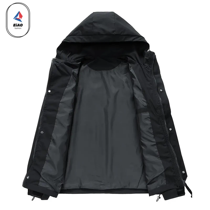 ​Men Spring Autumn Waterproof Jacket Windproof Coat Climbing Hiking Camping Outdoor Hunting Fishing Sports Thermal Quick Dry​