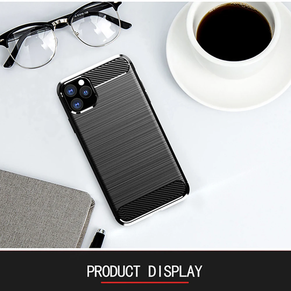 Luxury Carbon Fibre Shockproof Phone Case - High-Quality Cover