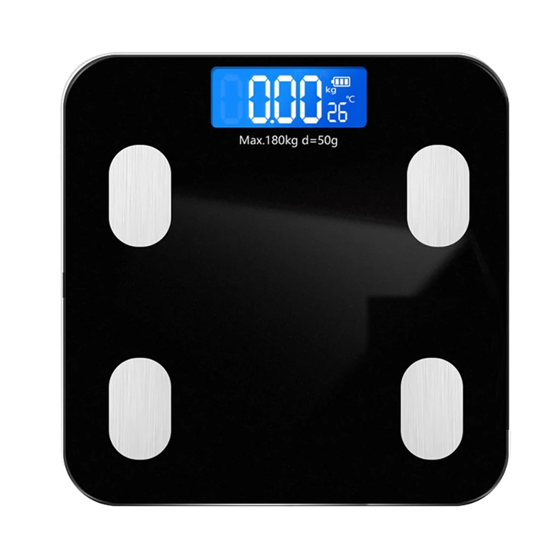 Smart Body Scale Bathroom Body Weight Scale Withbody Composition Monitor Withbluetooth Sync Data And Fitness App