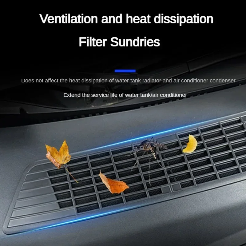 Anti-insect Frunk Air inlet Protector Cover For Tesla Model 3 Highland 2024 Front Trunk Air Vent Intake Grille Filter Net Model3 3