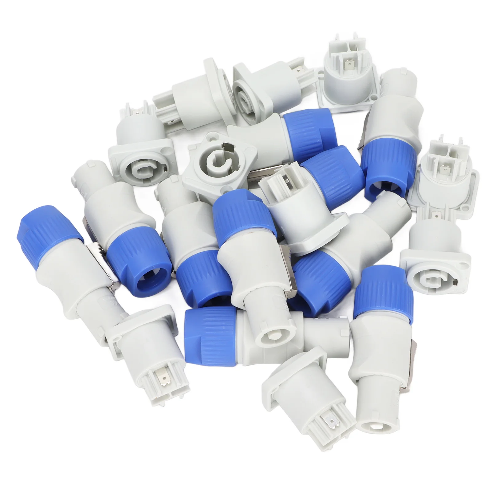 3 Pin Male and Female Head Connectors 20A Plug and Play Speaker Power Connector for Beam Light Stage Light Power