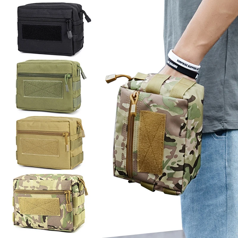 Bolsa Táctica EDC De Nylon 1000D Con Sistema Molle – Multiusos Para Caza, Senderismo Y Camping