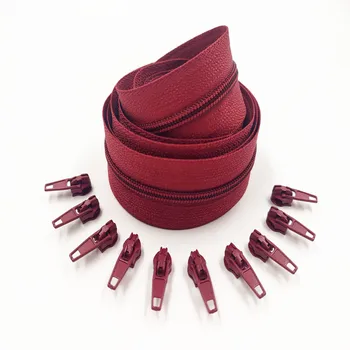 Long Nylon Zippers Rolls with Zipper Sliders 6