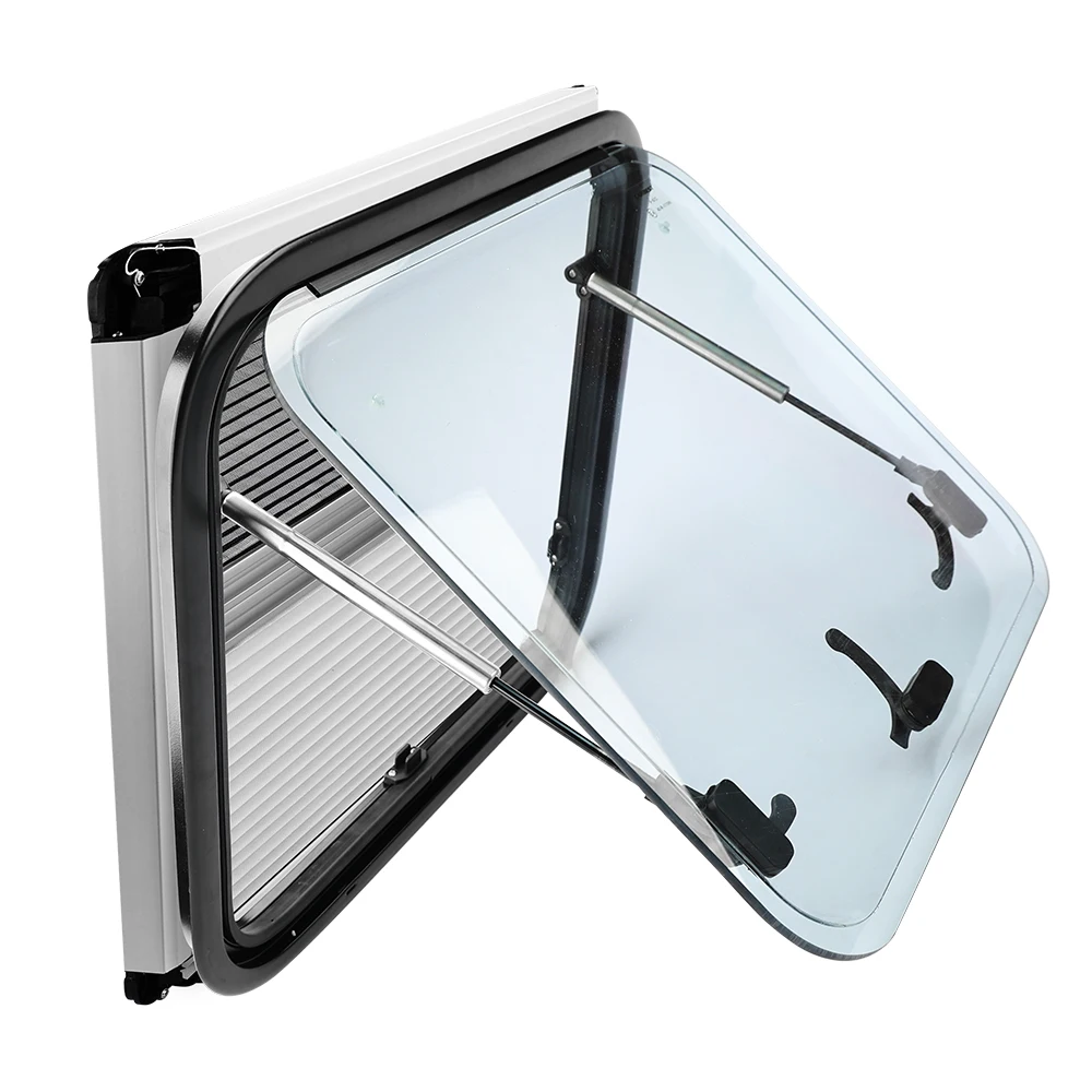 

500*350mm RV Extrapolated Window, Round corner, double layer acrylic window RV & travel trailer emergency exit window