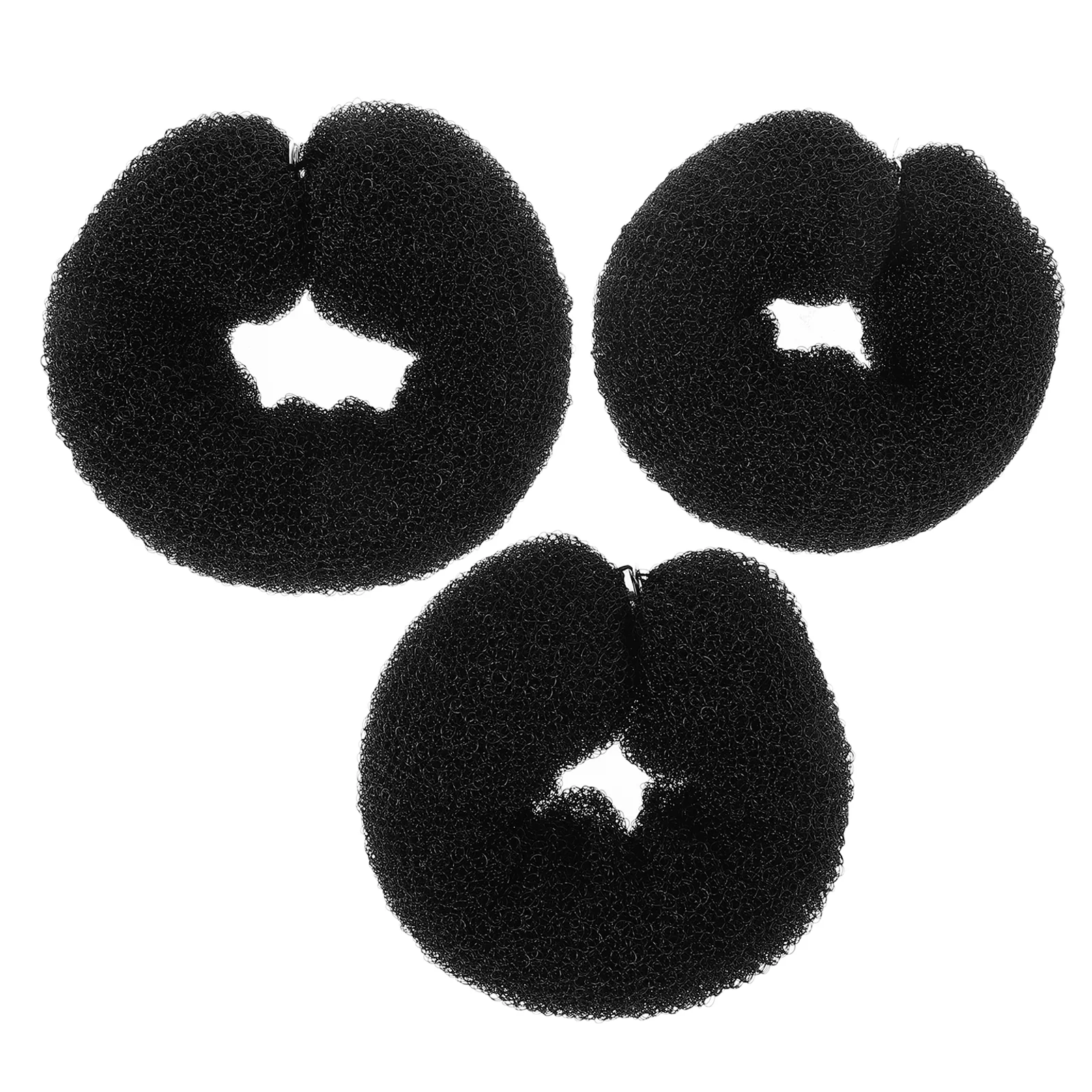 3pcs Hair Bun Maker Concealed 17cm 20cm 22cm Easy Styling Tool Women Accessories Bun Forms Donut Lazy Curler