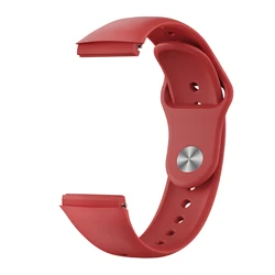 Sporty Silicone Strap - No Gap Original Bracelet - GT6 Pro 46mm (Red)