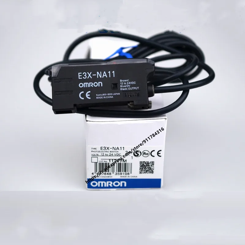 Новый фотоэлектрический датчик усилителя оптического волокна Omron E3X-NA41 PNP E3X-NA11 NPN