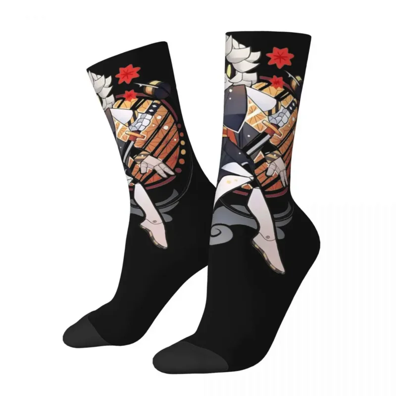 

Female Male Murder Drones Robot Socks Cotton Funny Happy Uzi doorman Socks Novelty Accessories Middle TubeSocks Birthday Present