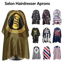 Cape imperméable pour salon de coiffure et barbier, tabliers rétro pour styliste professionnel 1