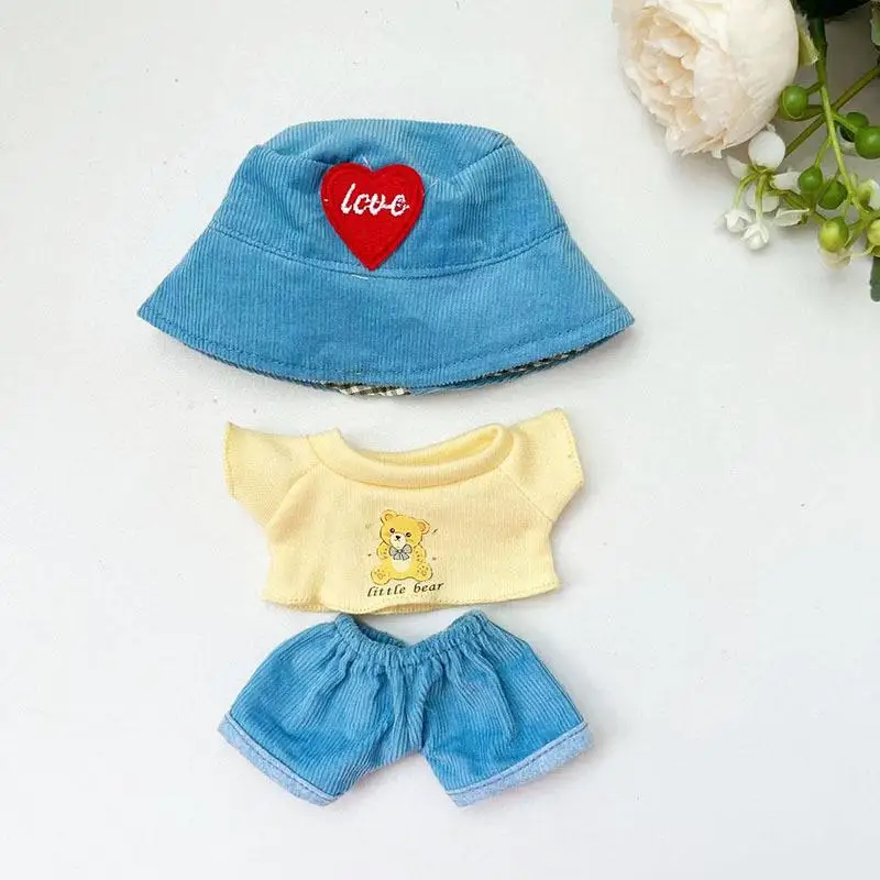 thumbnail image 1 of Mini ropa de peluche para muñecas, traje de 17cm, accesorios para Kpop, Exo, Labubu II, Idol, Bear, mono, DIY, Kid Gi, 1 of 5