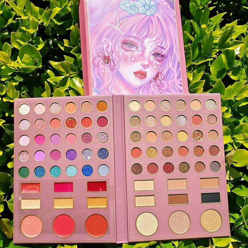 

Eyeshadow Palette Professional 78 Color Eye Shadow Matte Shimmer Makeup Pallet Highly Pigmented Colorful Powder Waterproof Cute