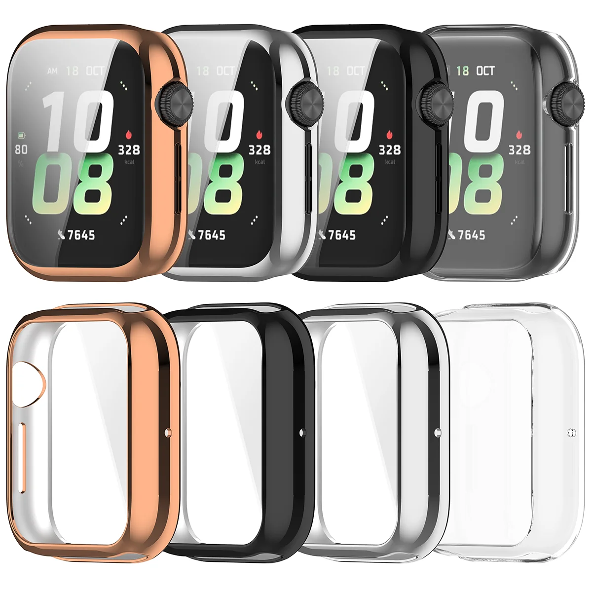 Tpu Plating Cases Cover for Honor Watch 5 Bracelet Protector Shell Case Screen Protection Frame Accessories