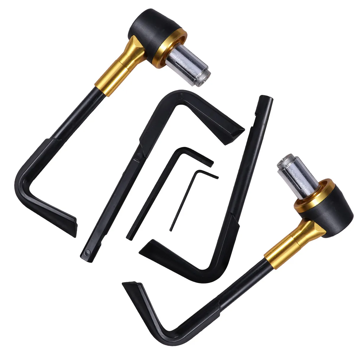 오토바이 브레이크 핸드 그립 CNC 알루미늄 합금 미끄럼 방지 진동 흡수 조절 가능 78 핸들바 보호대 바 엔드 클러치