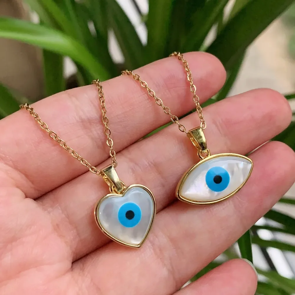 Evil Eye Beaded Choker Necklace - Adjustable Bohemian Colorful Bead & Pearl Handmade Jewelry