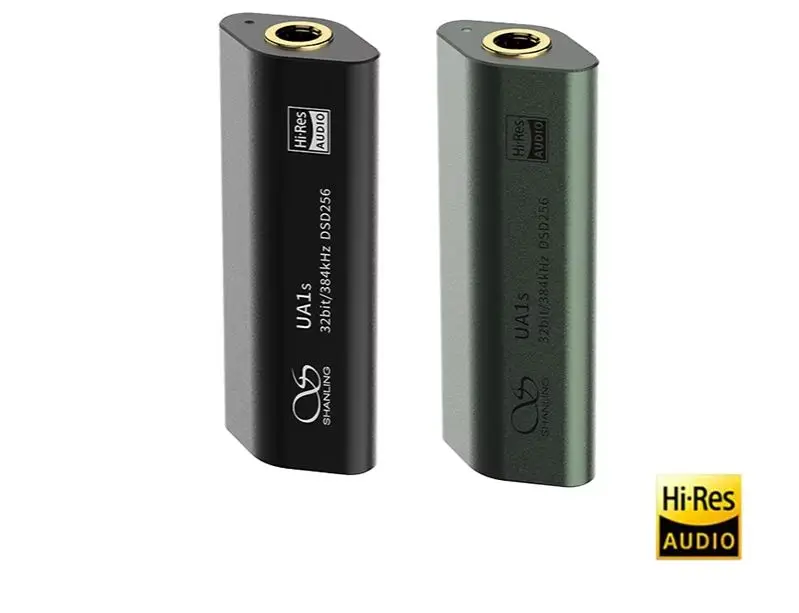SHANLING UA1s USB DAC AMP ES9219C chip Type-C to 3.5mm Hi-Res Audio Cable Mini Headphone Amplifier PCM384 DSD256