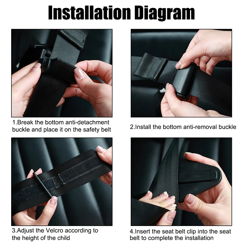 Seat Belt Adjuster Seat Belt Strap Universal Children Car Safety Belt