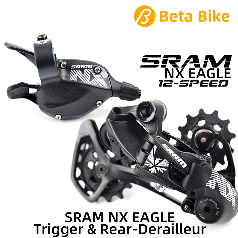 Déclencheur à simple clic Sram Xx1 Eagle à pince discrète arrière Lunar Shifter Zwart