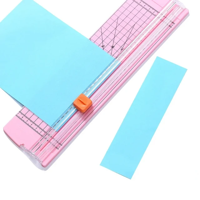 New Paper Cutter A5 Paper Trimmer Scrapbooking material paper Tool with  Finger Protection Slide Ruler cutter - AliExpress