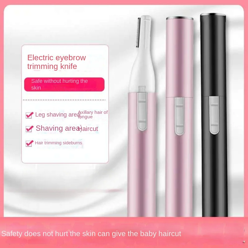 Practical Electric Face Eyebrow Scissors Hair Trimmer Mini Portable Women Body Shaver Remover Blade Razor eyebrow trimmer set eyebrow trimmer eyebrow razor set electric epilator hair shaver eyebrow razor facial hair remover eyebrow scissors hair remover eyebrow trimmer blade