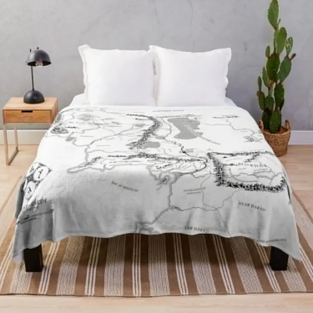 

Fantasy Map Throw Blanket Loose Fashion Sofas Soft Blankets
