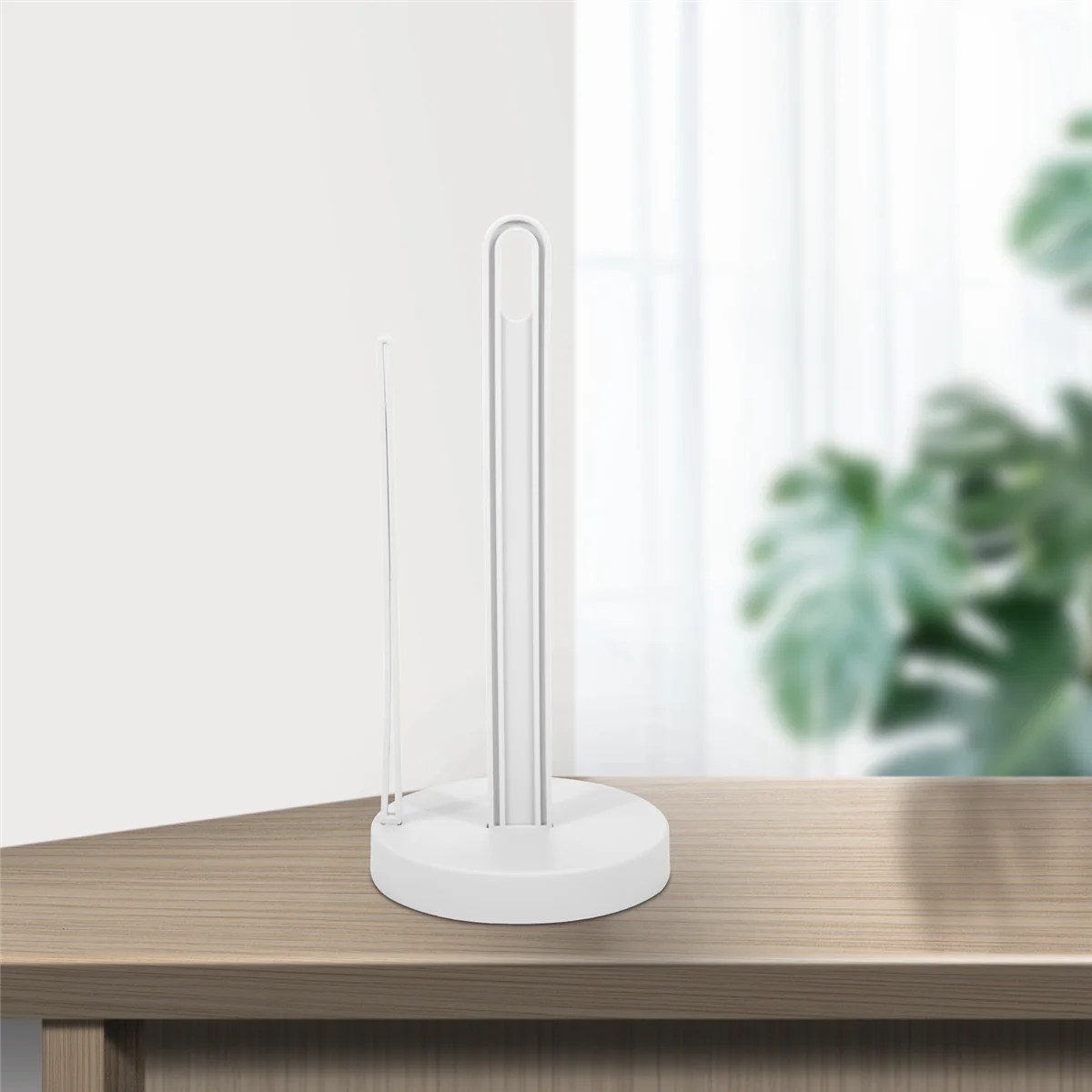Toilet Kitchen Paper Towel Roller Tissue Holder Plastic Rack Desktop Floor Vertical Napkins Stand Bathroom Storage-1