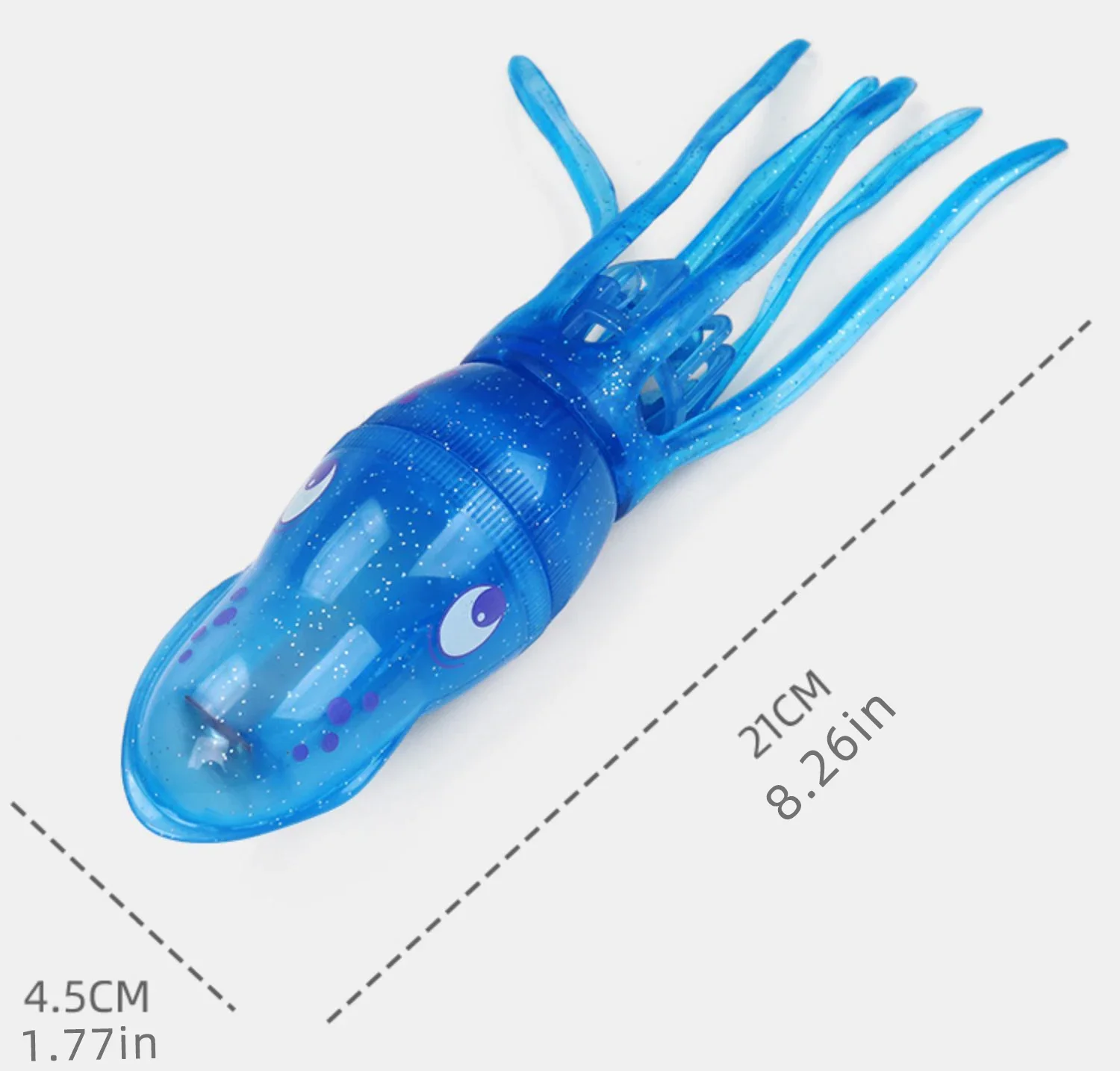 Crocichi Pool Toys, Electric Squid Bath Tub Toy for Toddler 3-4 Year, Light Up Fish Bathroom Toy for Kids 4-8, Preschool Toddler 6