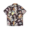 BOB DONG Aloha Shirt Mount Fuji & Animals Print Short-Sleeve Hawaiian Vacation Wear 2
