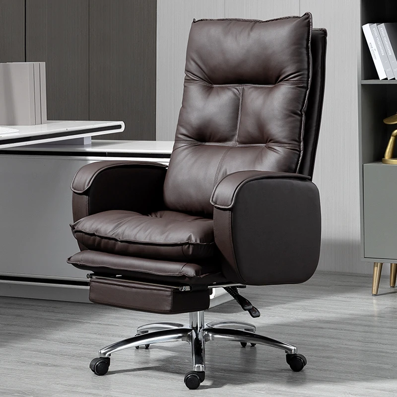 Meditation Swivel Office Chair Leather Accent Stools Comfortable Office Chair Recliner Silla De Escritorio Bedroom Furniture