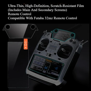FUTABA T32MZ T26SZ Pellicola per schermo telecomandato Dimensioni Pellicola principale e secondaria Pellicola superiore e inferiore Pellicola protettiva morbida
